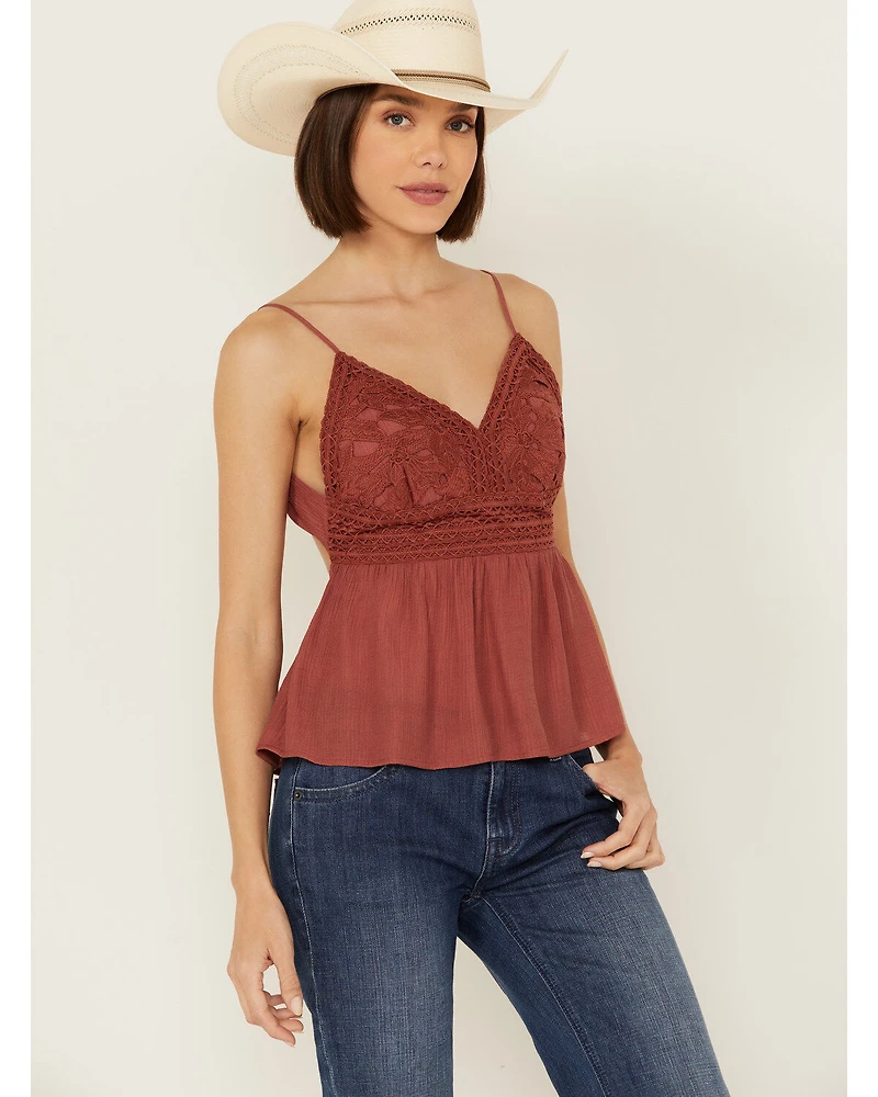 Shyanne Women's Lace Bustier Tank
