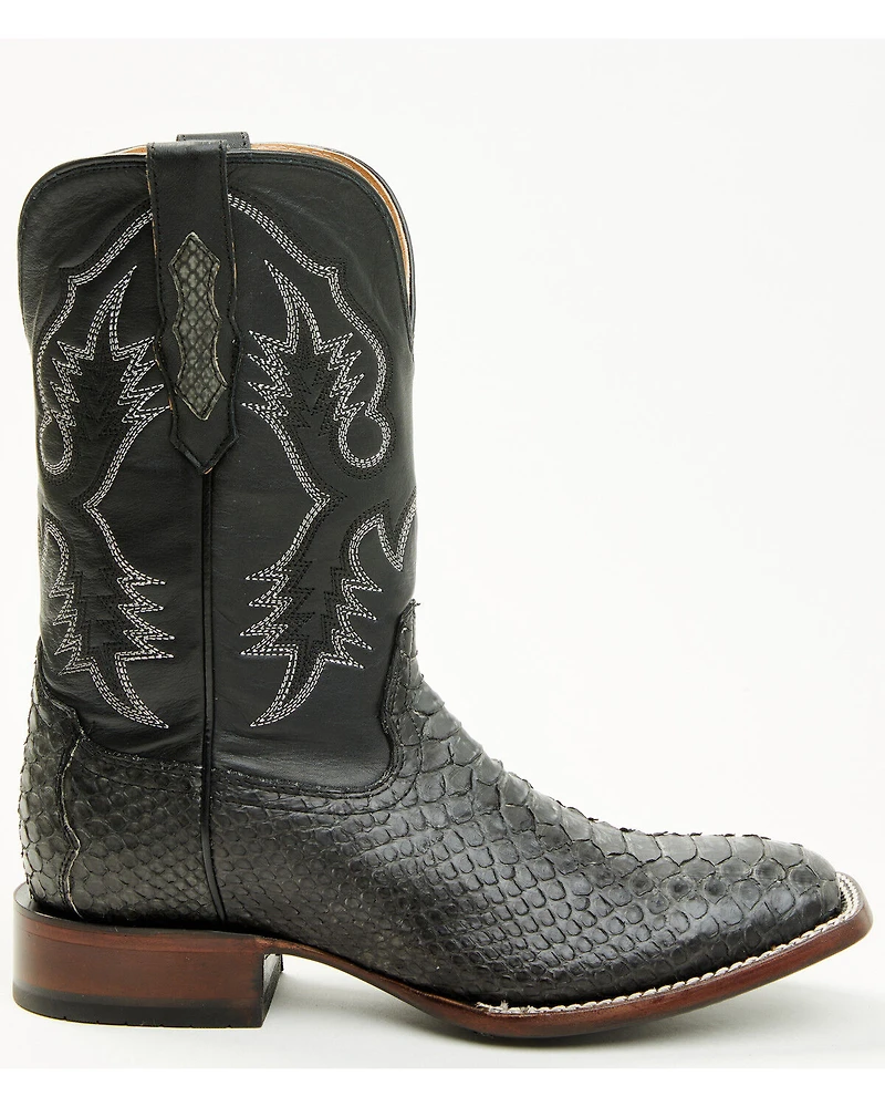 Cody James Men's Exotic Python Western Boots - Broad Square Toe