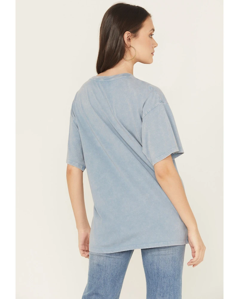 Rock & Roll Denim Women's Rodeo Guitar Short Sleeve Graphic Tee