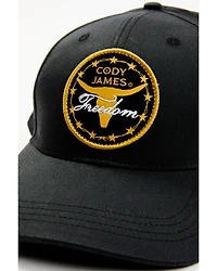 Cody James Men's Steerhorn Freedom Circle Patch Ball Cap