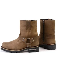 Milwaukee Leather Women's 7" Harness Motorcycle Boots - Square Toe