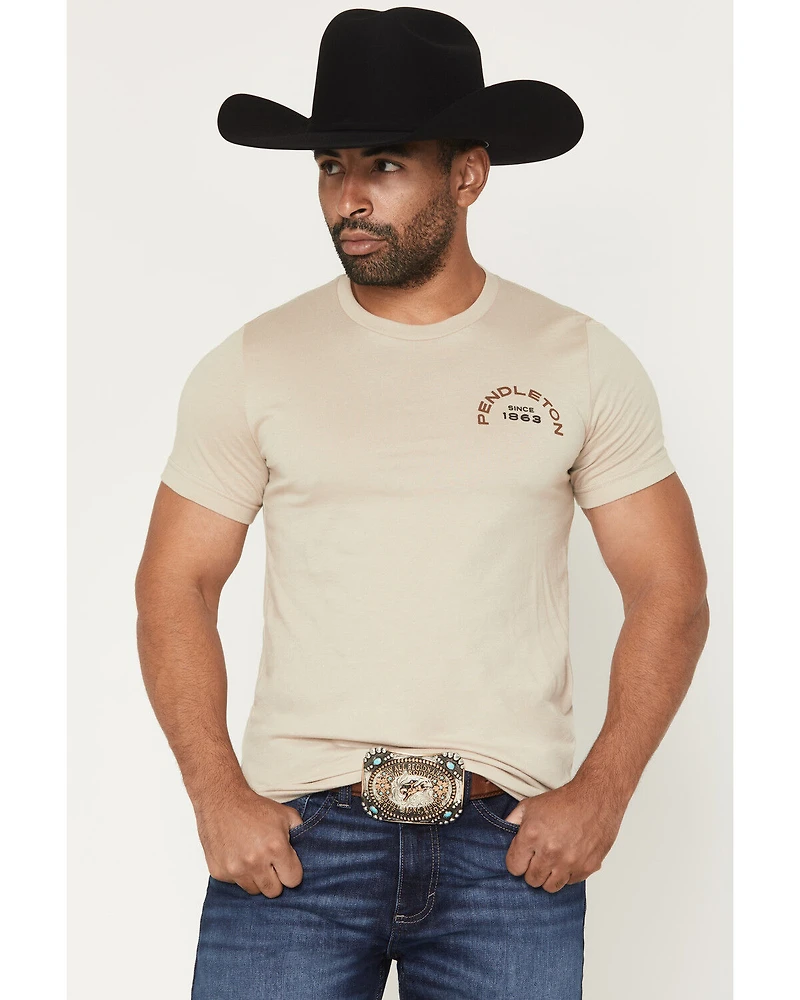 Pendleton Men's Rodeo Horseshoe Short Sleeve Graphic T-Shirt