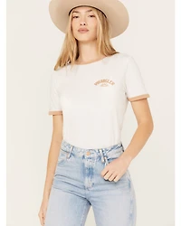 Wrangler Women's Boot Barn Exclusive Sun Graphic Ringer Tee
