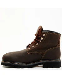 Hawx Men's 6" Oily Crazy Horse Lace-Up Work Boot - Composite Toe