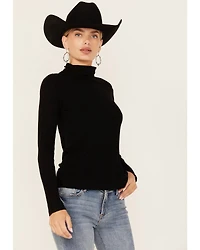 Miss Me Women's Lightweight Layering Turtleneck Shirt