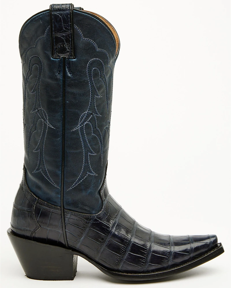 Shyanne Women's Aspen Exotic American Alligator Western Boots - Snip Toe