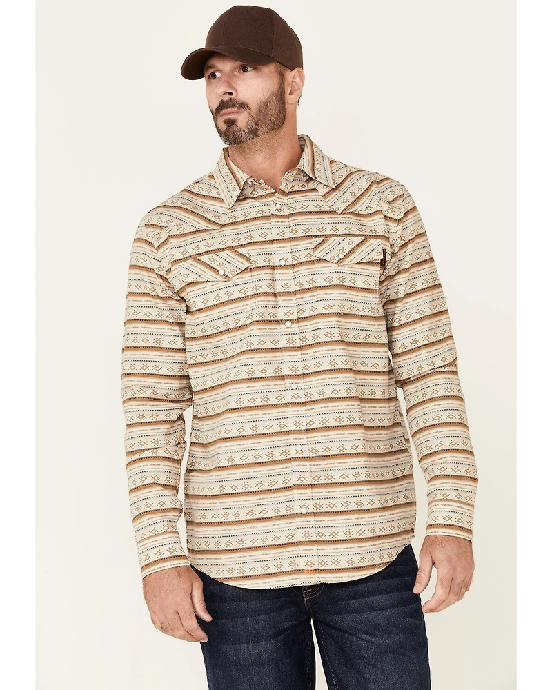 Cody James Men's FR Striped Long Sleeve Work Shirt
