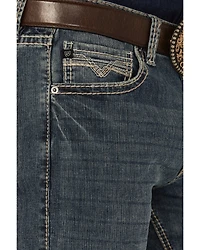 Rock & Roll Denim Men's Cannon Medium Wash Bootcut Stretch Jeans