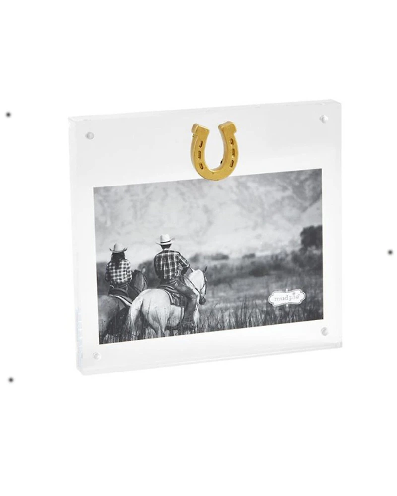 Mud Pie Horseshoe Acrylic Frame