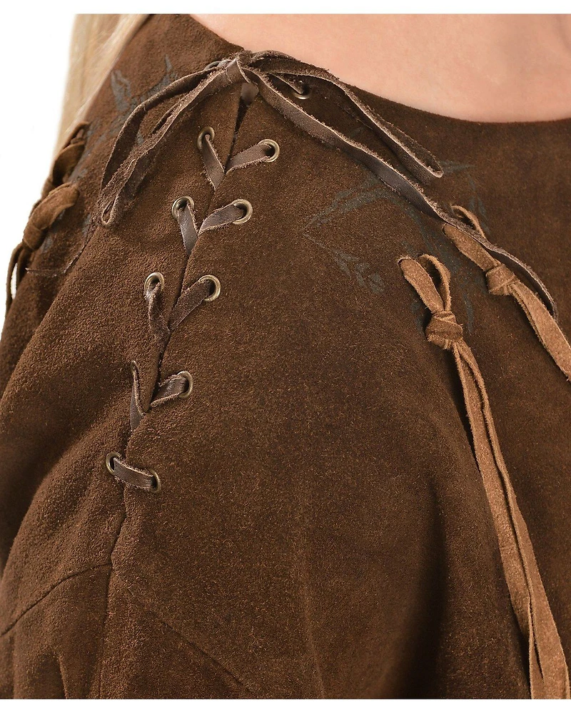 Kobler Leather Picachu Fringe Shirt