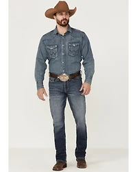 Cody James Men's Moonlight Wash Jackson Slim Straight Stretch Denim Jeans