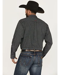 Ariat Men's Gustav Geo Print Long Sleeve Button-Down Western Shirt
