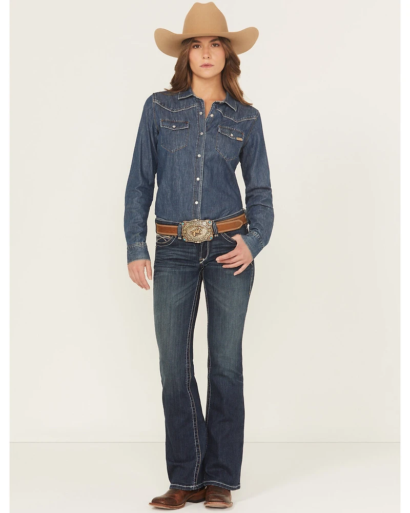Ariat Women's Whipstitch Slim Bootcut Jeans