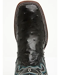 Cody James Men's Buzzard Exotic Ostrich Western Boots - Broad Square Toe