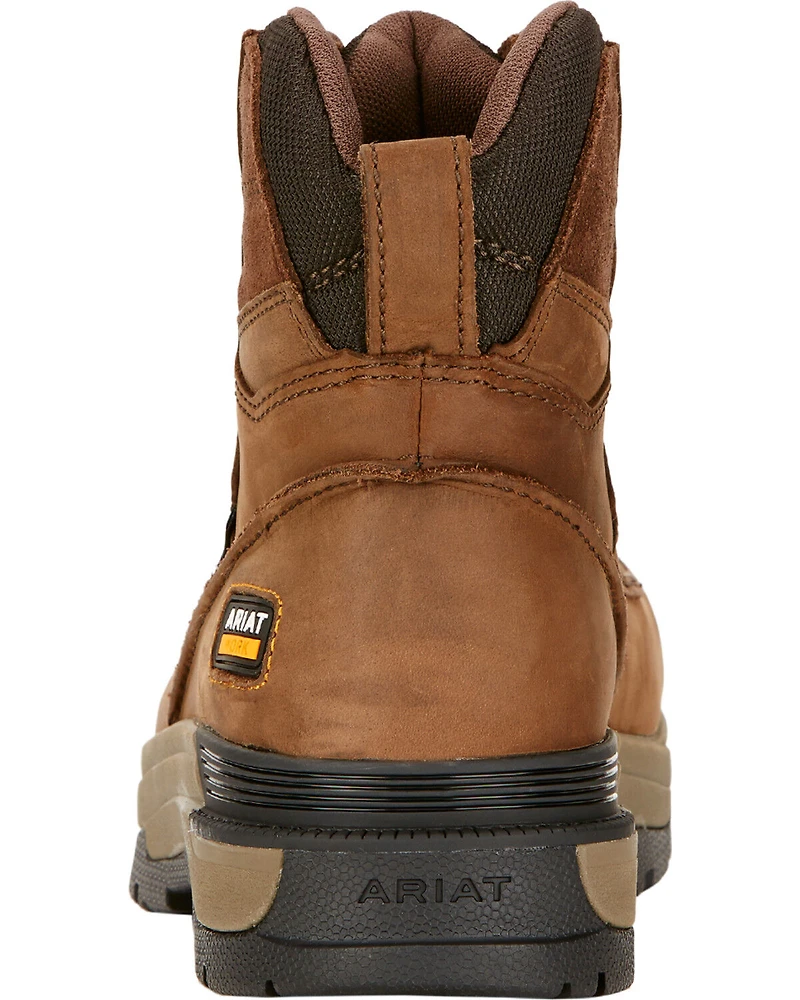 Ariat Men's Mastergrip 6" Waterproof Work Boots - Soft Toe