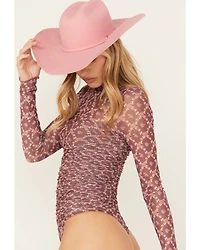 Free People Women's Under It All Printed Bodysuit
