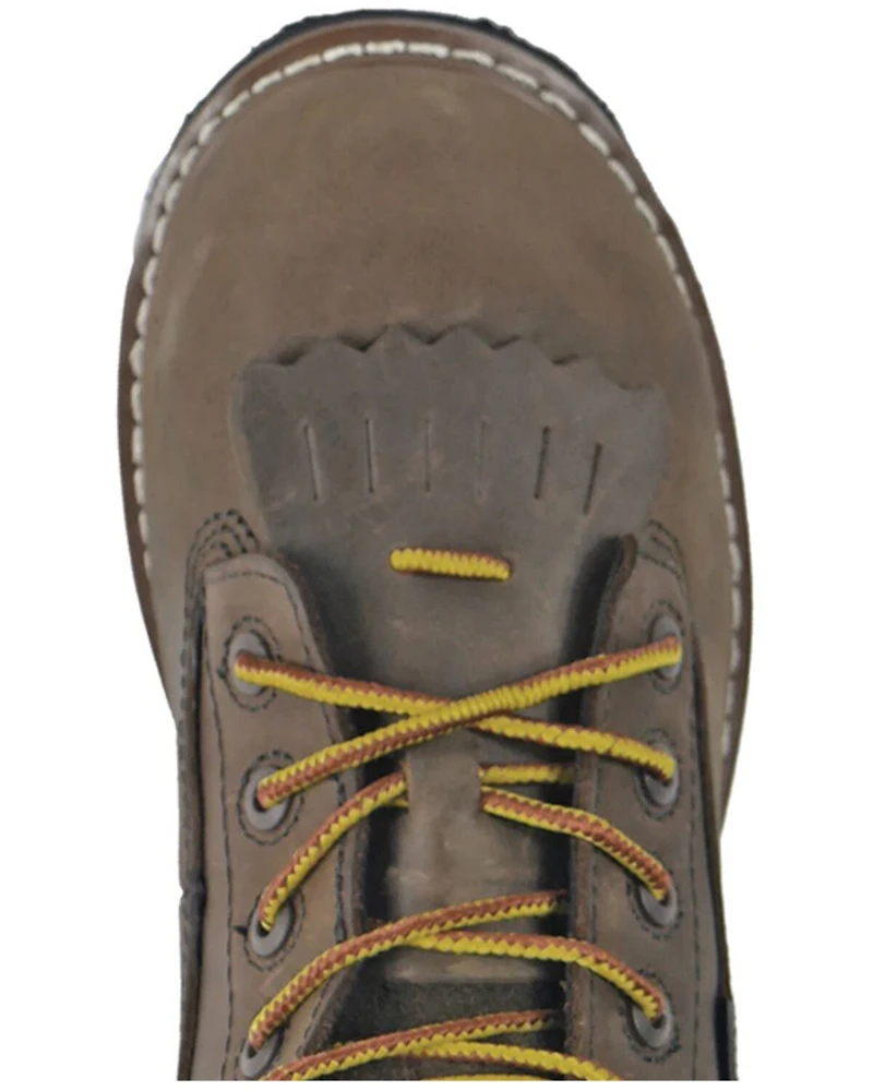 Hoss Men's Cross Cut 8" Lace-Up Waterproof Logger Work Boots - Composite Toe