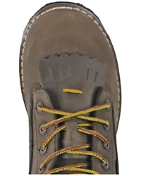 Hoss Men's Cross Cut 8" Lace-Up Waterproof Logger Work Boots - Composite Toe