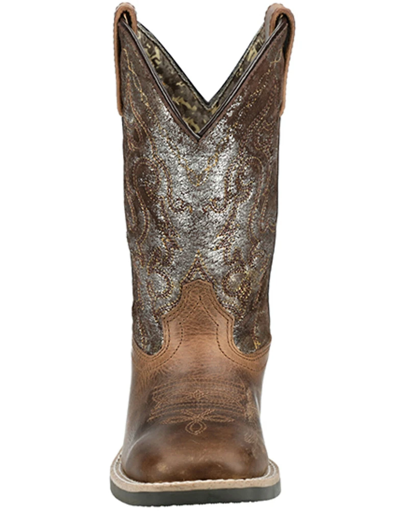 Smoky Mountain Little Girls' Sadie Western Boots - Broad Square Toe