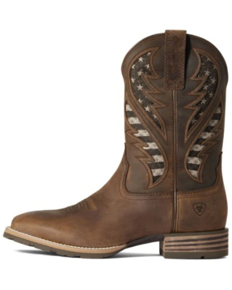 Ariat Men's Hybrid VentTEK Western Boots - Broad Square Toe