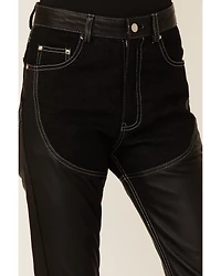 Understated Leather Women's Cowboy Denim & Fringe Chap Jeans