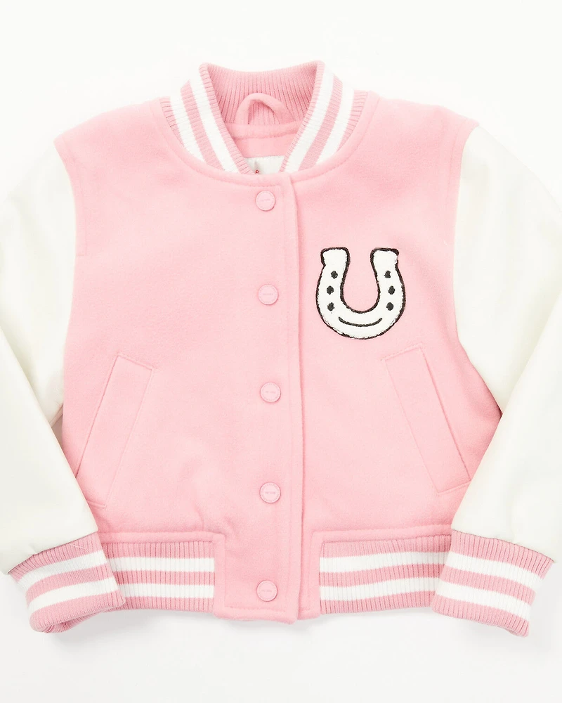 Urban Republic Toddler Girls' Varsity Jacket