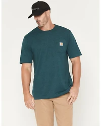 Carhartt Men's Loose Fit Heavyweight Logo Pocket Work T-Shirt