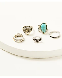 Shyanne Women's Wildheart Concho Ring Set - 5 Piece