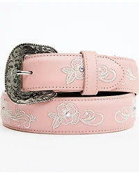 Shyanne Women's Embroidered Floral Rhinestone Western Belt