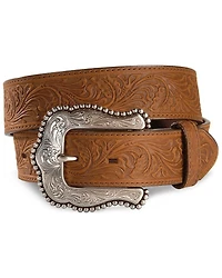 Tony Lama Women's Tooled Leather Layla Belt