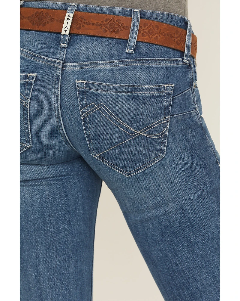 Ariat Women's Mid Rise Patricia Stretch Main Bootcut Jeans