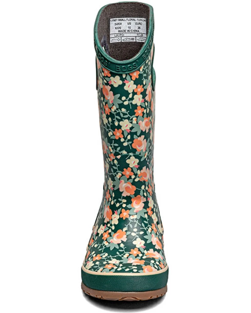 Bogs Girls' Floral Rainboots