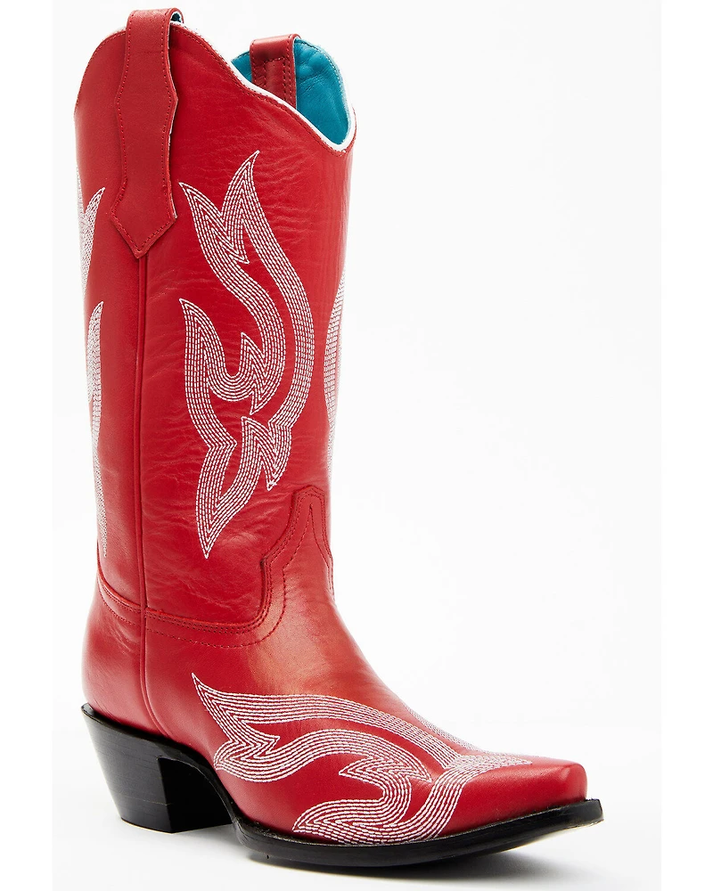 Planet Cowboy Women's Candy Cane Western Boots - Snip Toe