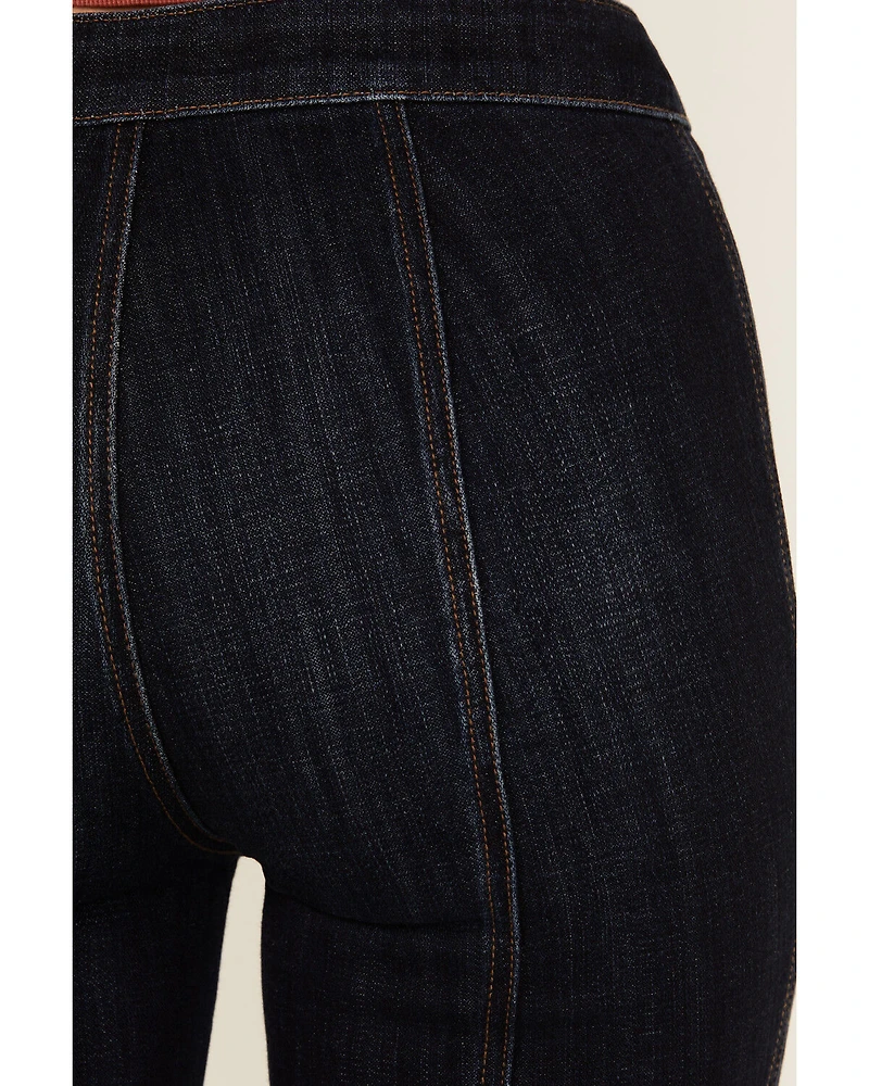 Idyllwind Women's Fontan Dark Wash Legend High Rise Bootcut Comfort Stretch Denim Jeans