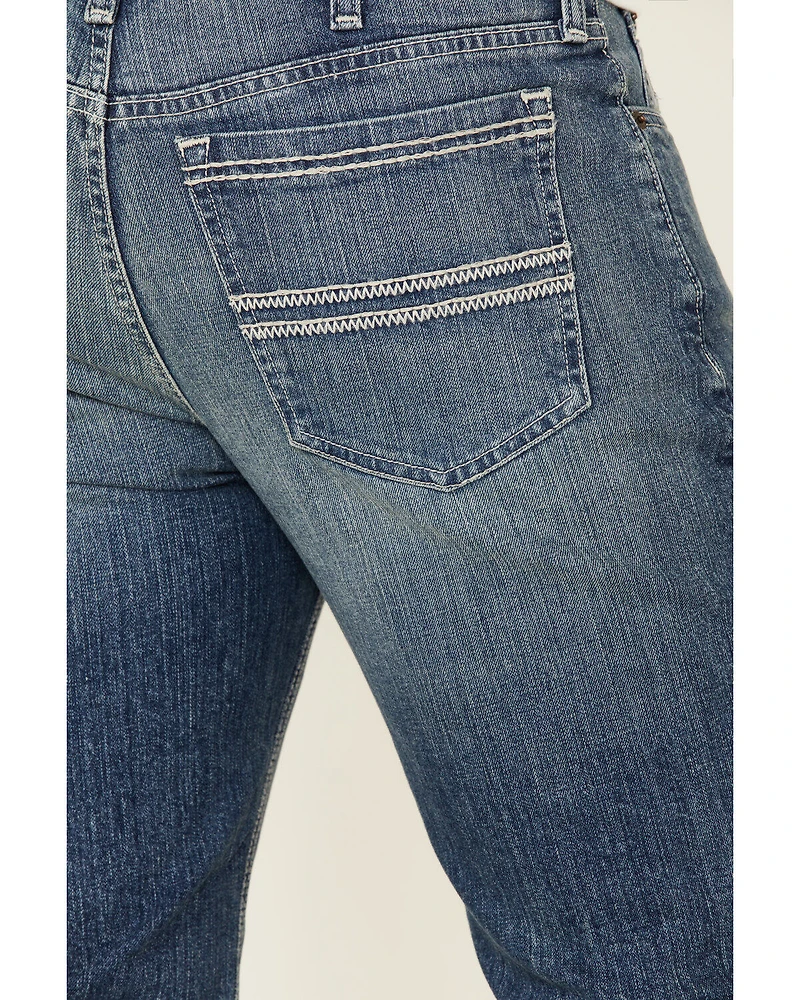 Cinch Men's Silver Label Performance Stretch Slim Straight Jeans