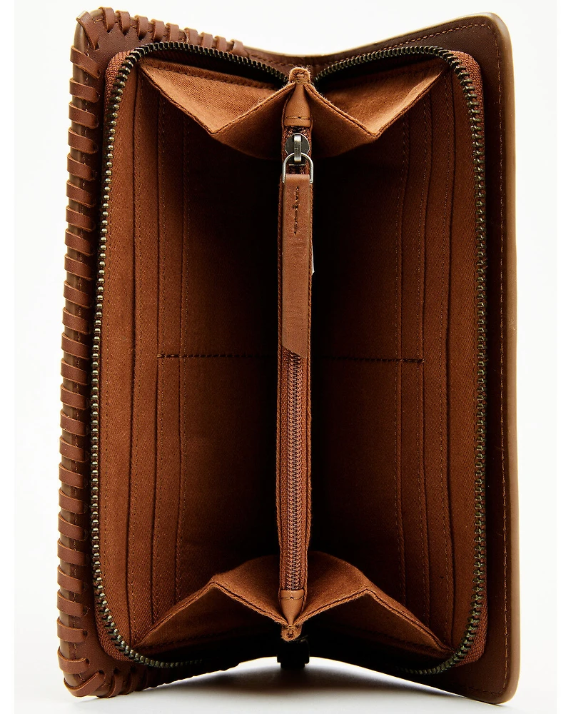Shyanne Women's Laurel Tooled Leather Wallet