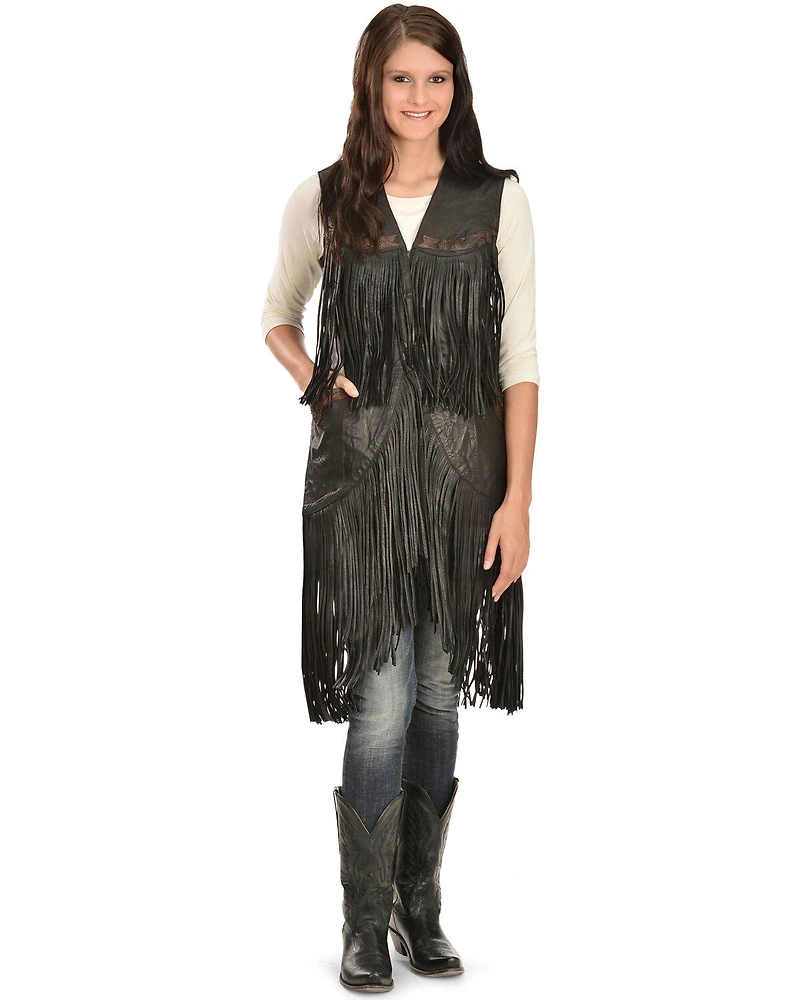 Kobler Leather Women's Ciqala Fringe Vest