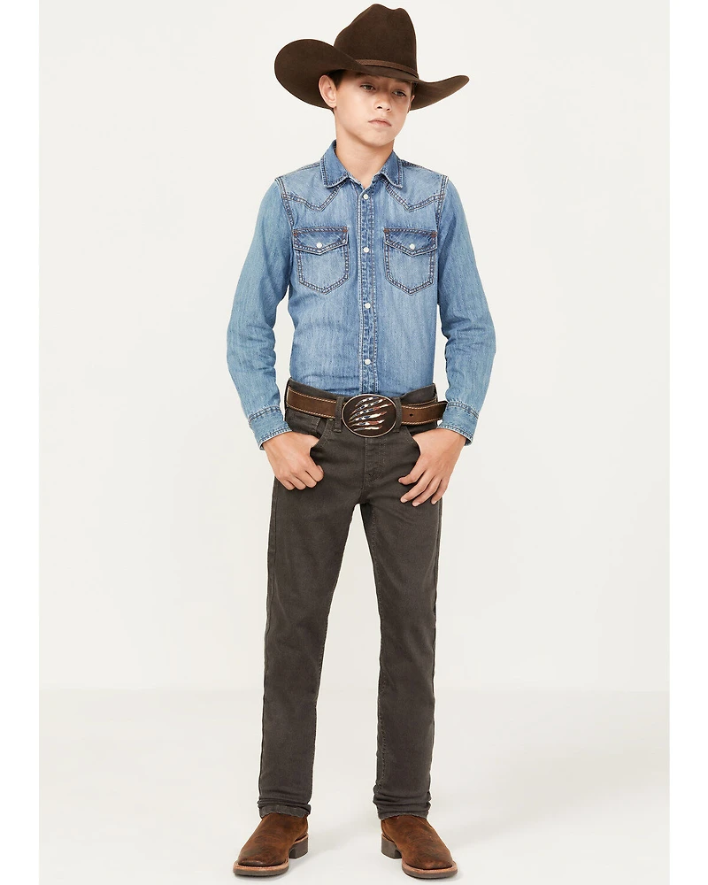 Cody James Boys' Appaloosa Slim Straight Stretch Jeans