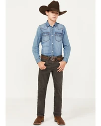 Cody James Boys' Appaloosa Slim Straight Stretch Jeans