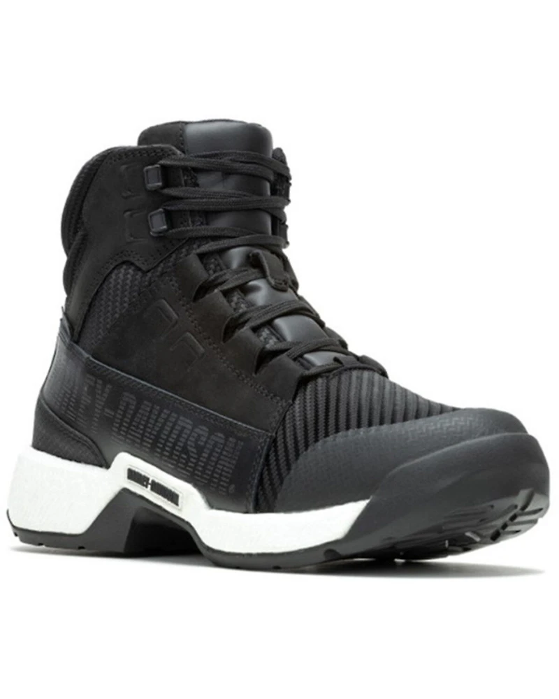 Harley Davidson Men's 5" Vincent Motorcycle Boots - Round Toe