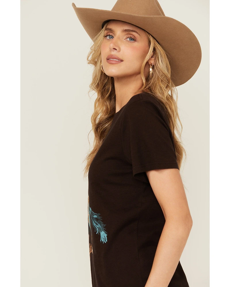 Wrangler Women's Horse Logo Short Sleeve Graphic Tee