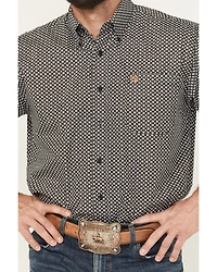 Cinch Men's Geo Print Short Sleeve Button-Down Western Shirt