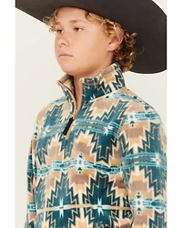 Rock & Roll Denim Boys' Southwestern Print Fleece Pullover