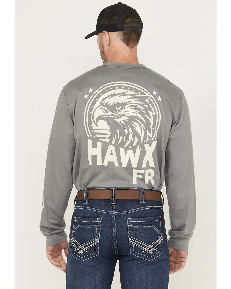 Hawx Men's FR Hawk Long Sleeve Graphic Work Shirt