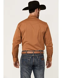 Kimes Ranch Men's Blackout Solid Long Sleeve Snap Performance Western Shirt