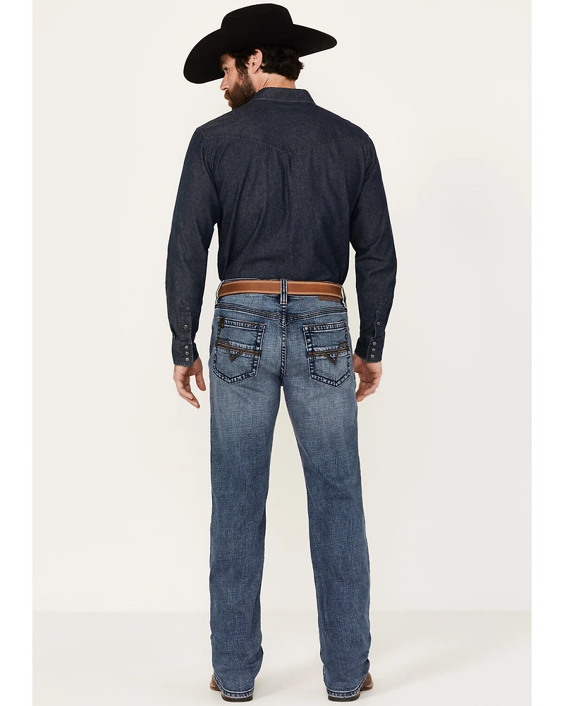 Cody James Men's Outpost Wash Jackson Slim Straight Stretch Denim Jeans