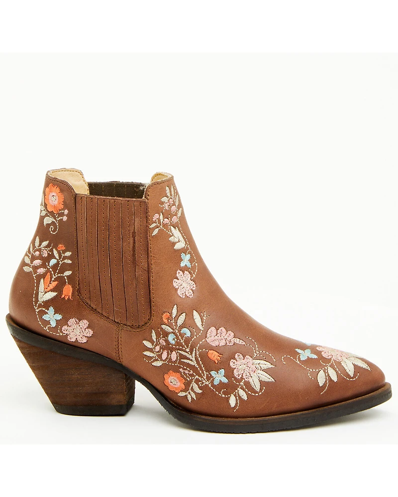 Shyanne Women's Didi Floral Booties - Round Toe