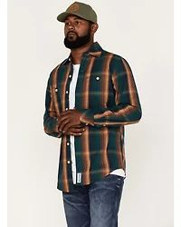 Resistol Men's Parker Large Plaid Button Down Western Shirt