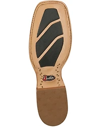 Justin Men's Boston Deerskin Tall Western Boots - Square Toe