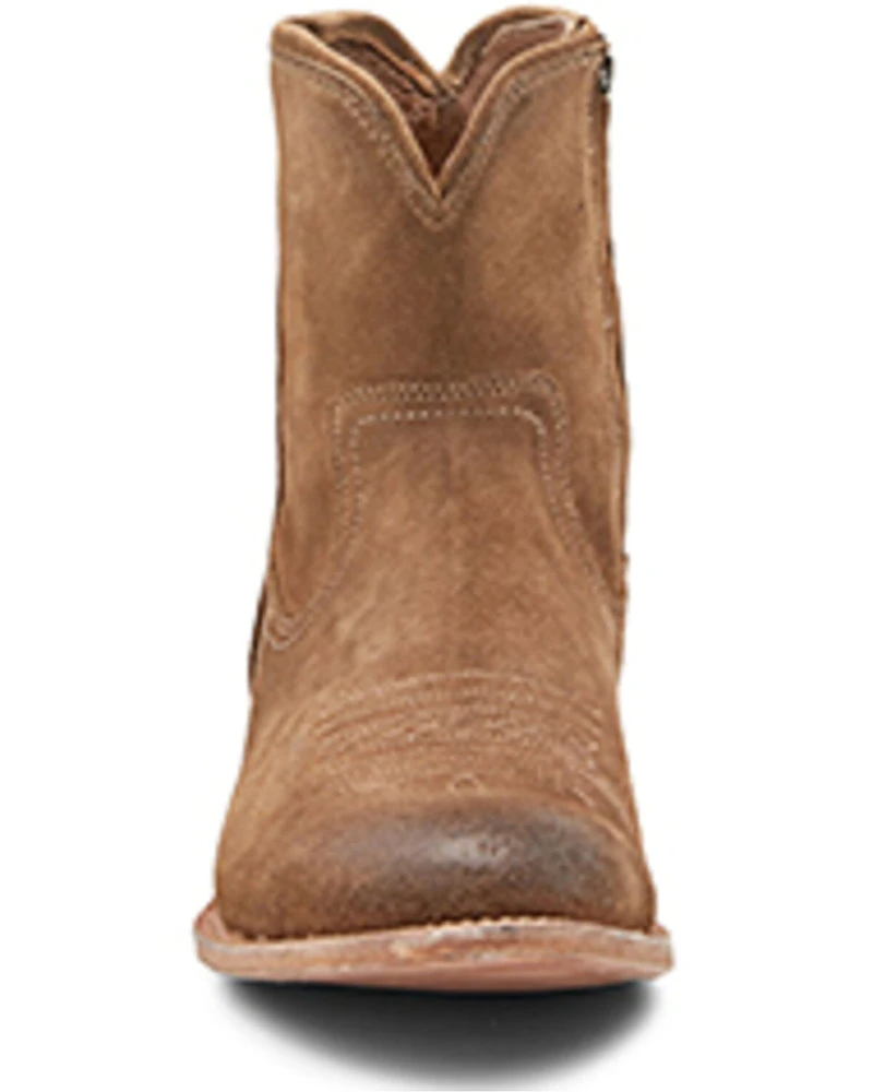 Frye Men's Austin Inside Zip Roughout Ankle Boots - Round Toe